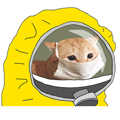 🛡 Стикер «Вирус + мемы» для Telegram