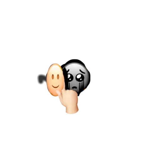 🥺 Стикер «Чёрные стикеры» для Telegram