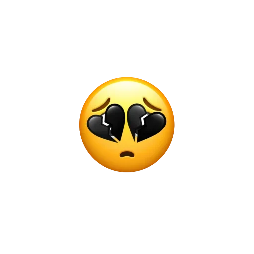 🥺 Стикер «Чёрные стикеры» для Telegram