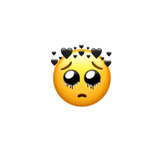 🥺 Стикер «Чёрные стикеры» для Telegram