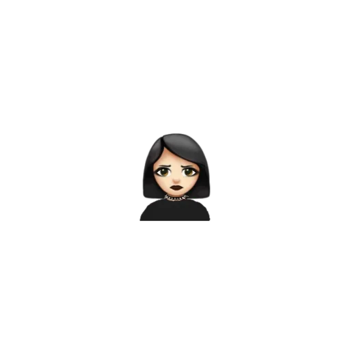 🙎‍♀ Стикер «Чёрные стикеры» для Telegram