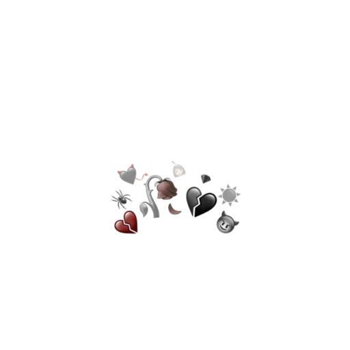 🥀 Стикер «Чёрные стикеры» для Telegram