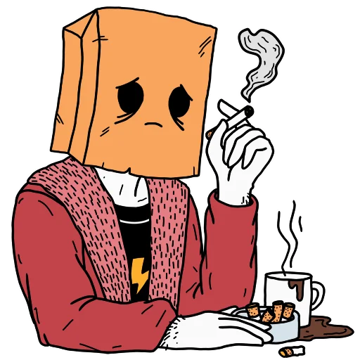 🚬 Стикер «Двач» для Telegram