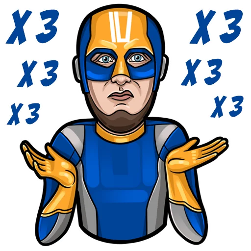 🤷 Стикер «BEERMAN» для Telegram