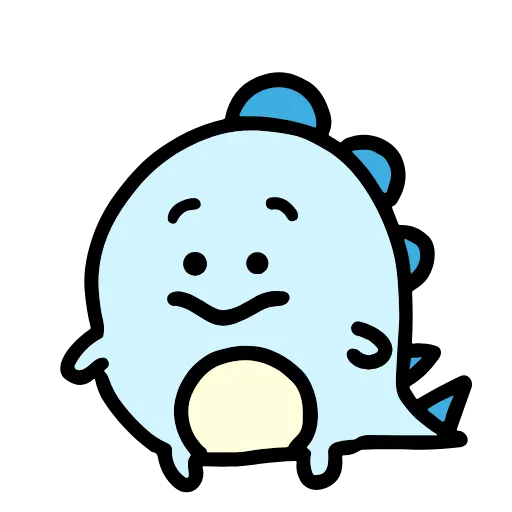 🦕 Стикер «традиционный милый стикер-пак» для Telegram