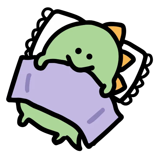 🛏 Стикер «традиционный милый стикер-пак» для Telegram