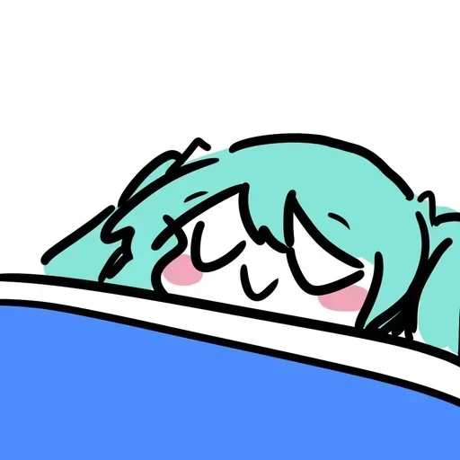 😴 Стикер «Miku Мику» для Telegram