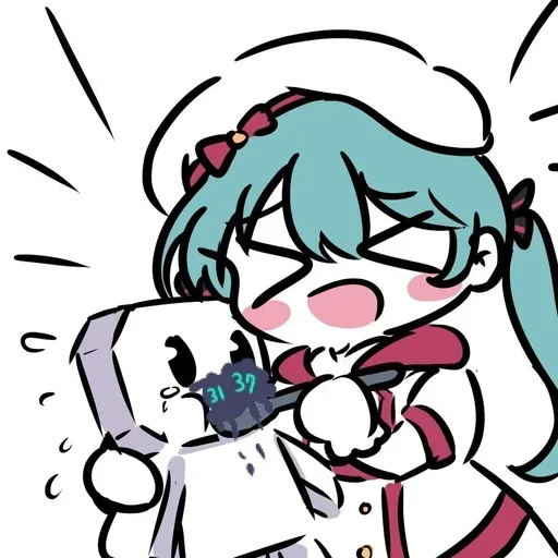 🥰 Стикер «Miku Мику» для Telegram