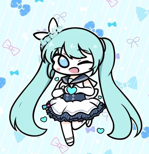 🥴 Стикер «Miku Мику» для Telegram