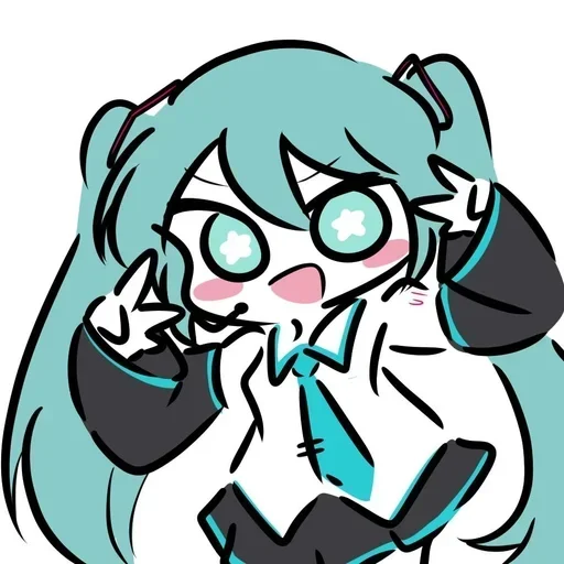 Стикерпак Miku Мику для Telegram