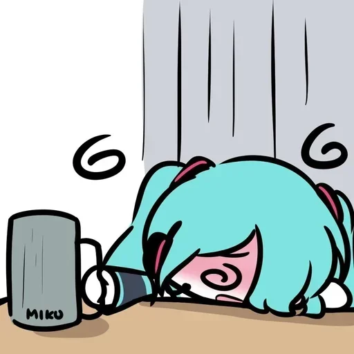 🌀 Стикер «Miku Мику» для Telegram