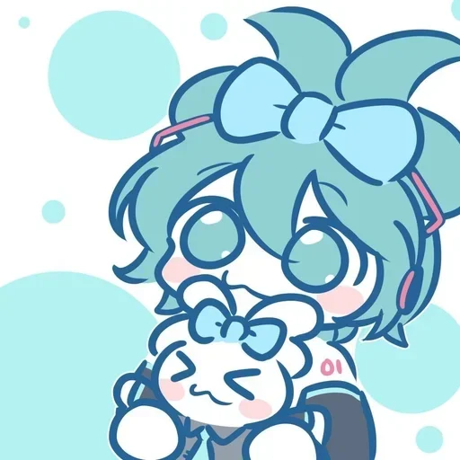 🙂 Стикер «Miku Мику» для Telegram