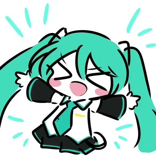 🤣 Стикер «Miku Мику» для Telegram