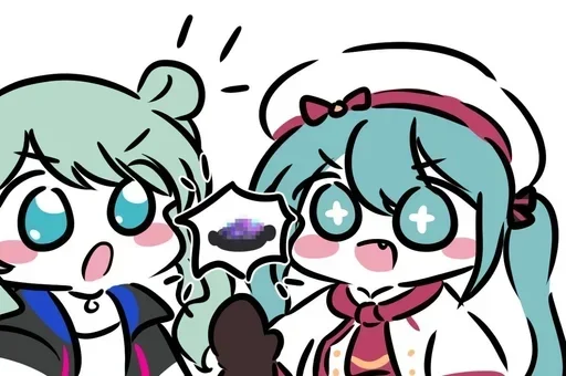 😮 Стикер «Miku Мику» для Telegram