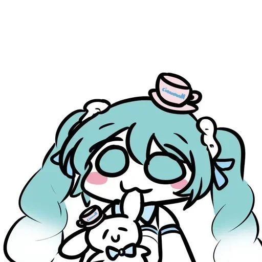🐰 Стикер «Miku Мику» для Telegram