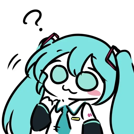 ❓ Стикер «Miku Мику» для Telegram