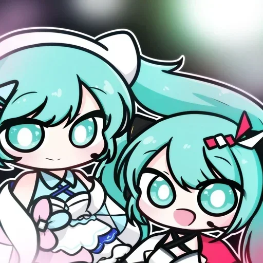 😶 Стикер «Miku Мику» для Telegram