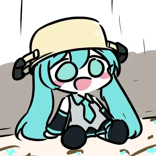🪣 Стикер «Miku Мику» для Telegram