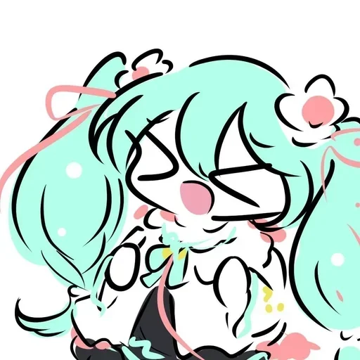 😆 Стикер «Miku Мику» для Telegram