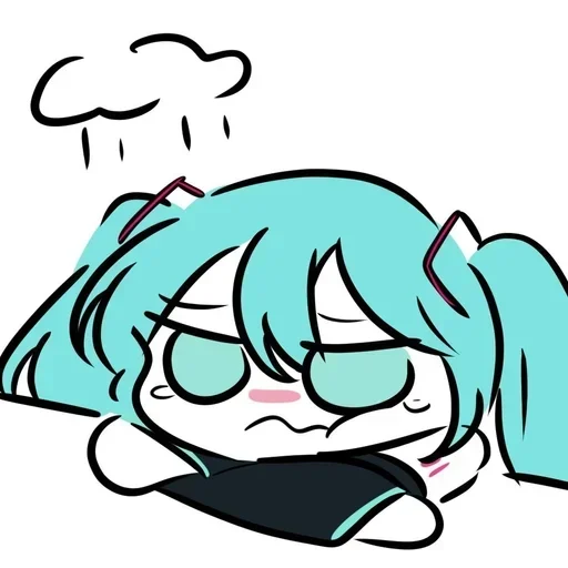 😥 Стикер «Miku Мику» для Telegram