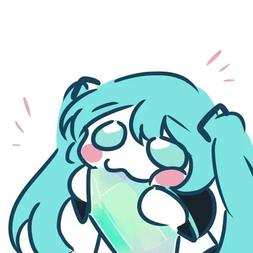 🤤 Стикер «Miku Мику» для Telegram