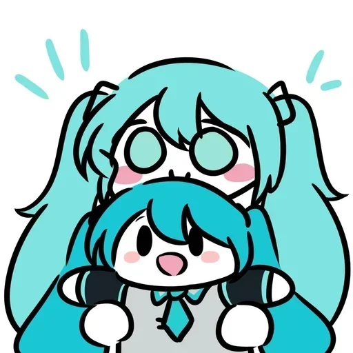 😮 Стикер «Miku Мику» для Telegram
