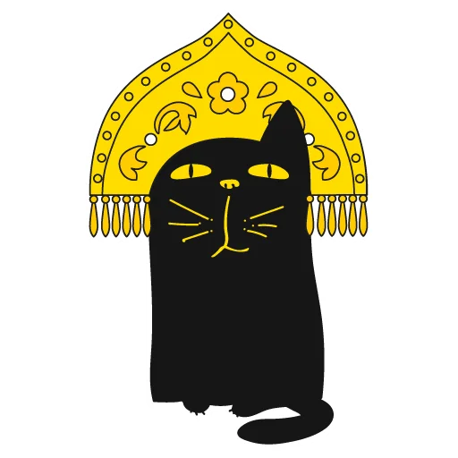 👰 Стикер «Кот Юмор FM» для Telegram
