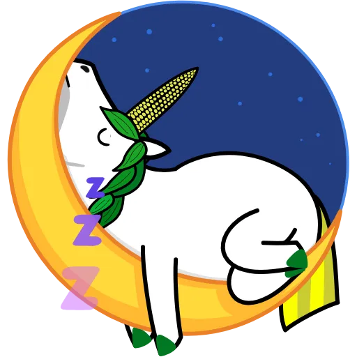 😴 Стикер «Solanacorn» для Telegram