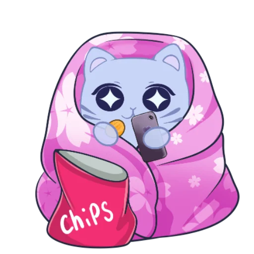 😊 Стикер «Котопризрак» для Telegram
