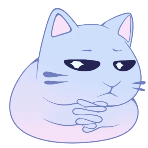 👊 Стикер «Котопризрак» для Telegram