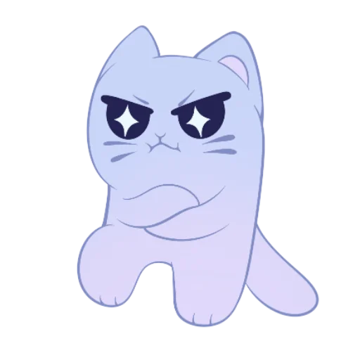 😡 Стикер «Котопризрак» для Telegram