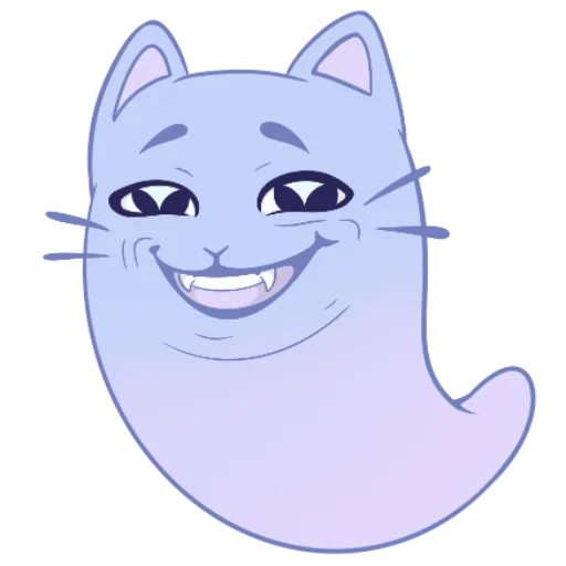 😼 Стикер «Котопризрак» для Telegram
