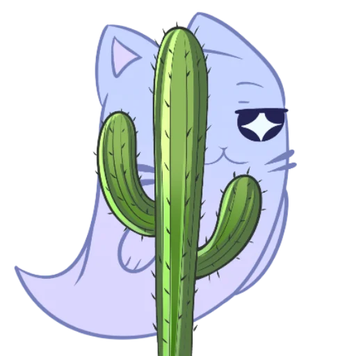 🌵 Стикер «Котопризрак» для Telegram