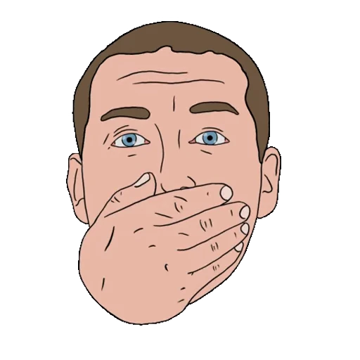 😲 Стикер «Face» для Telegram