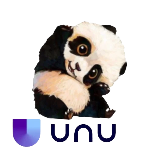 🐼 Стикер «UNU» для Telegram