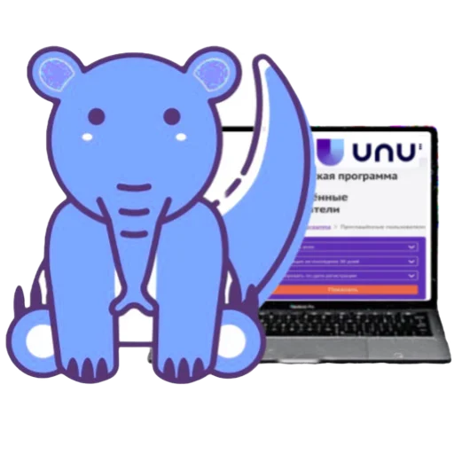 🐜 Стикер «UNU» для Telegram