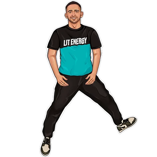 🕺 Стикер «ЛИТВИН» для Telegram