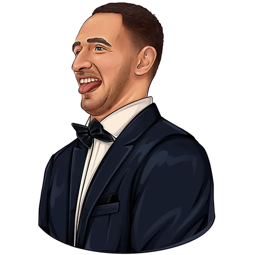 😛 Стикер «ЛИТВИН» для Telegram