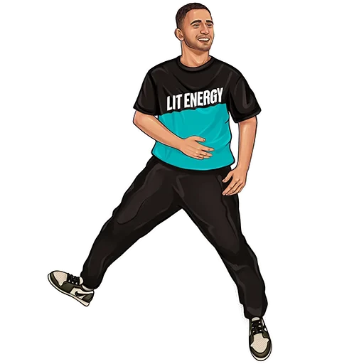 🕺 Стикер «ЛИТВИН» для Telegram