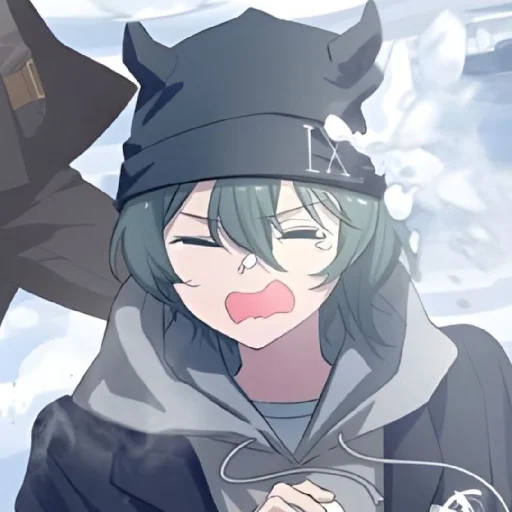 🤍 Стикер «Gentle (anime chan)» для Telegram