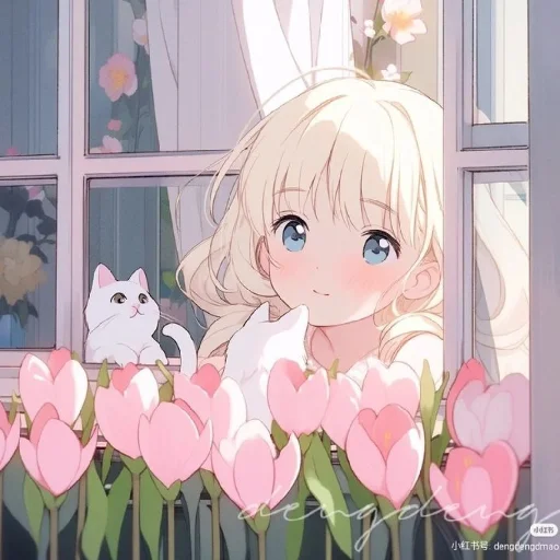 💖 Стикер «Gentle (anime chan)» для Telegram