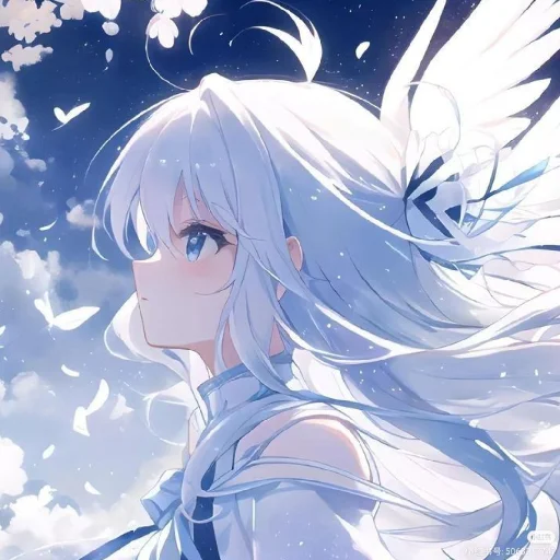 💙 Стикер «Gentle (anime chan)» для Telegram
