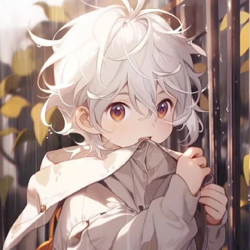 🤍 Стикер «Gentle (anime chan)» для Telegram