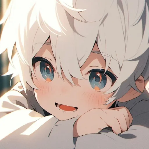 🤍 Стикер «Gentle (anime chan)» для Telegram