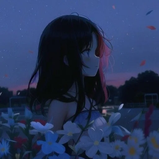💙 Стикер «Gentle (anime chan)» для Telegram