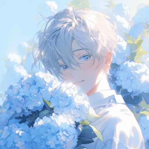 🤍 Стикер «Gentle (anime chan)» для Telegram
