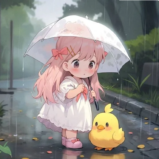 💖 Стикер «Gentle (anime chan)» для Telegram