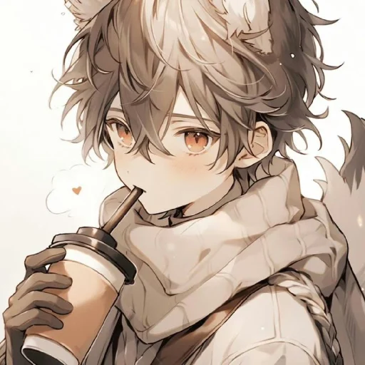 🤍 Стикер «Gentle (anime chan)» для Telegram