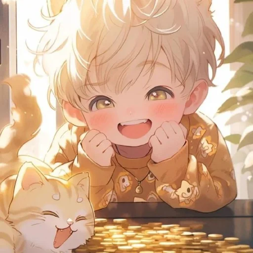 🧡 Стикер «Gentle (anime chan)» для Telegram
