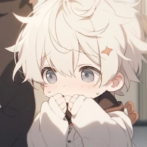 🤍 Стикер «Gentle (anime chan)» для Telegram